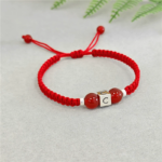 Agate and S925 Silver Woven Bracelet Kit