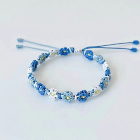 DIY weaving lace daisy bracelet kit